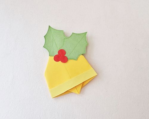 How to Make Paper Christmas Bell - Making Paper Christmas Bells Step by  Step - DIY Paper Crafts 