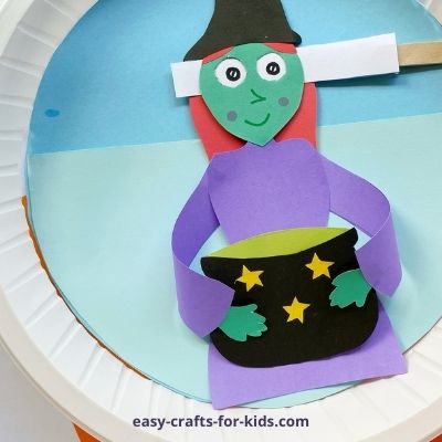 Spooky Paper Plate Eyes, Crafts for Kids