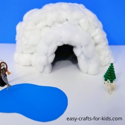 how to make an igloo craft