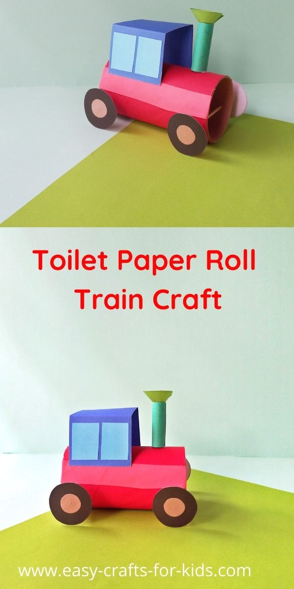 Easy Train Craft for Kids Made from Toilet Paper RollsChoo Choo