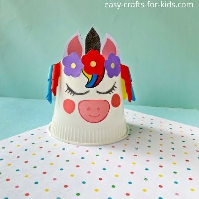 Super easy paper cup bunny craft activity! - Ocean Child Crafts