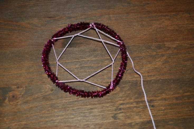 Simple Dream Catcher Craft For Kids