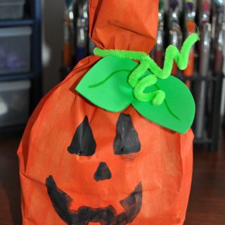 Quick And Easy Pumpkin Treat Bag - Easy Crafts For Kids