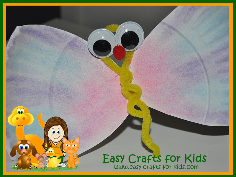 Butterfly Paper Plate Craft for Kids Easy Crafts For Kids