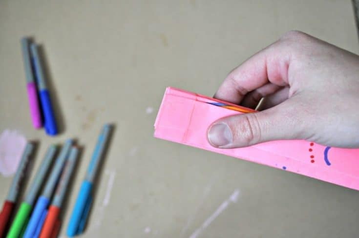 Folded Paper Fan - Easy Craft for Kids With Paper