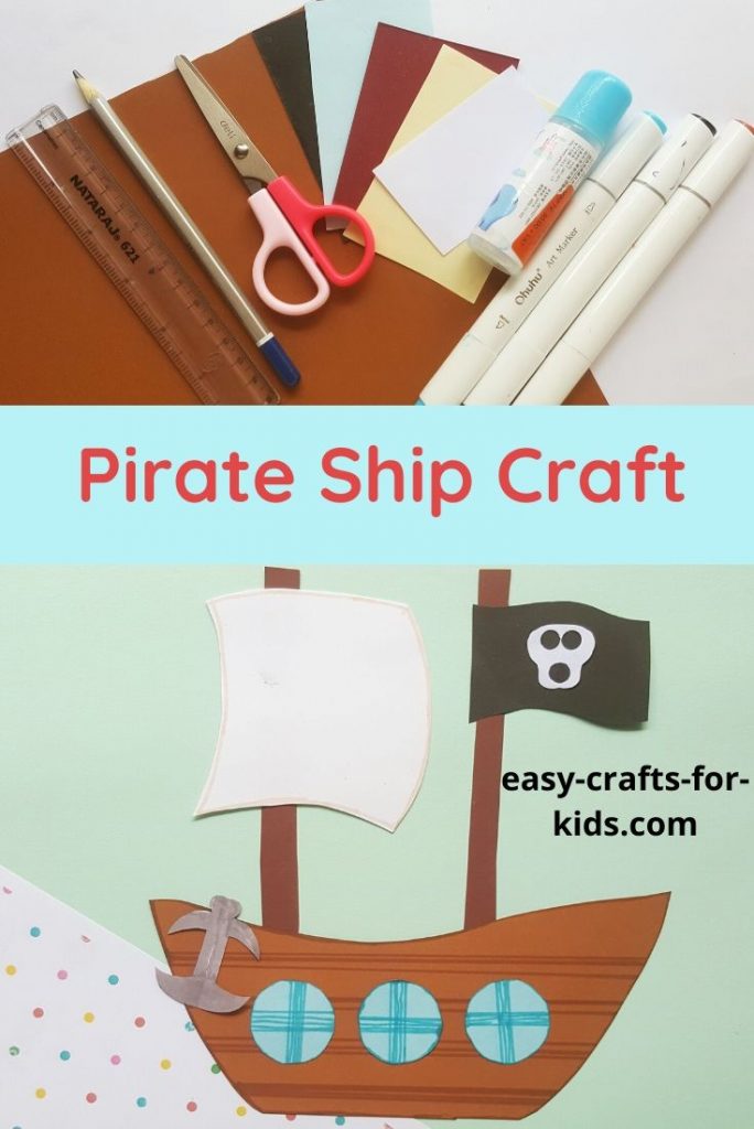 Pirate Ship Craft With Paper