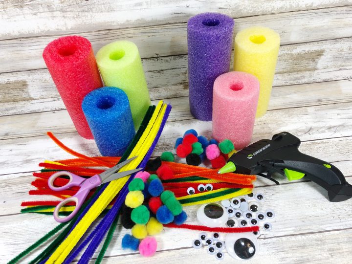 Pool Noodle Monster Craft