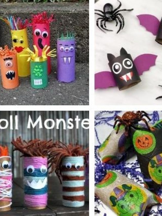 Halloween Toilet Paper Roll Crafts Story – Easy Crafts For Kids