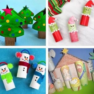 Christmas Toilet Paper Roll Crafts for Kids