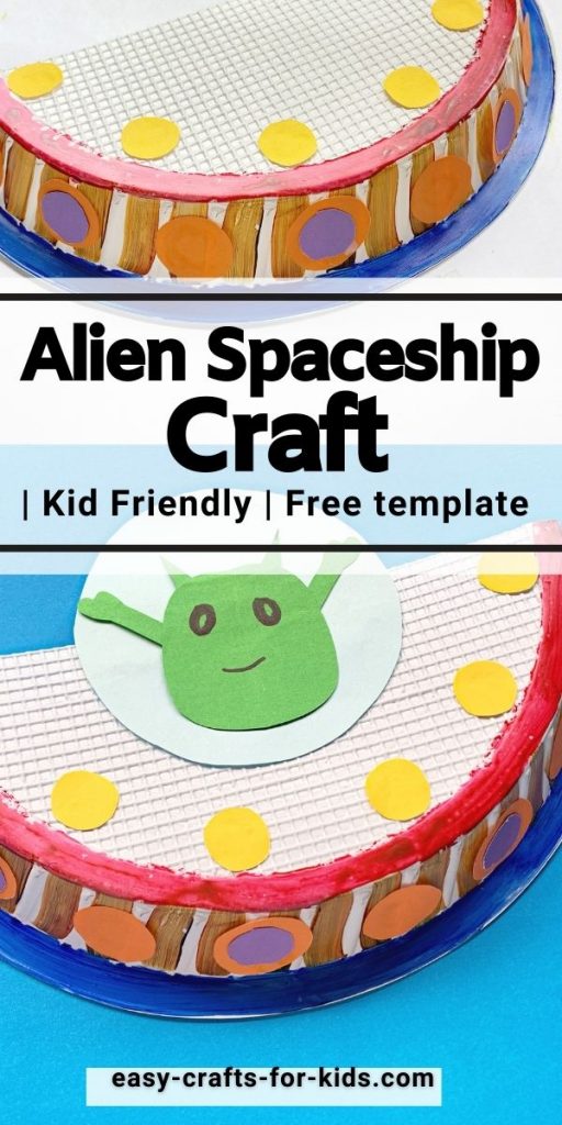 Alien Spaceship Craft with Paper Plate