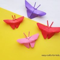 How to Origami Butterfly – Origami Butterfly Instructions - Easy Crafts ...