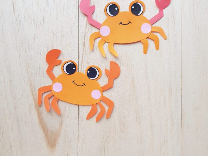 Cute and Easy Origami Crab Craft for Kids