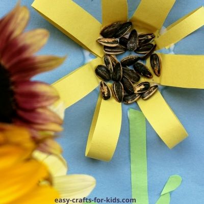 Sunflower Paper Craft for Preschool