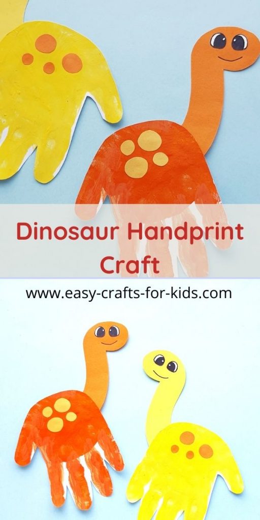 How do you make a Dinosaur Handprint