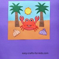 Beach Scene Craft for Kids - Easy Crafts For Kids