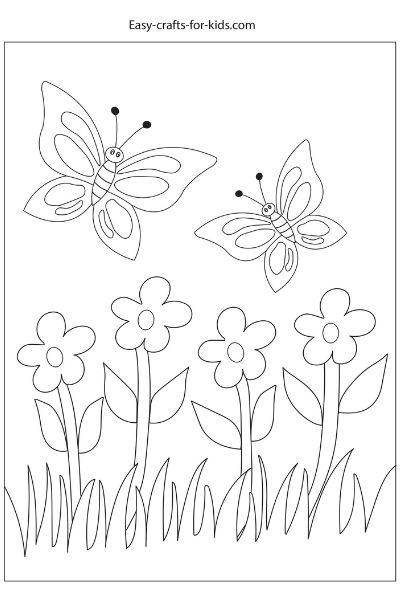 kids coloring pages and crafts