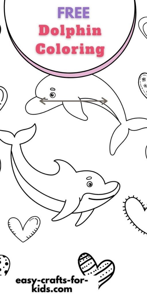 Dolphin Coloring Pages for Kids