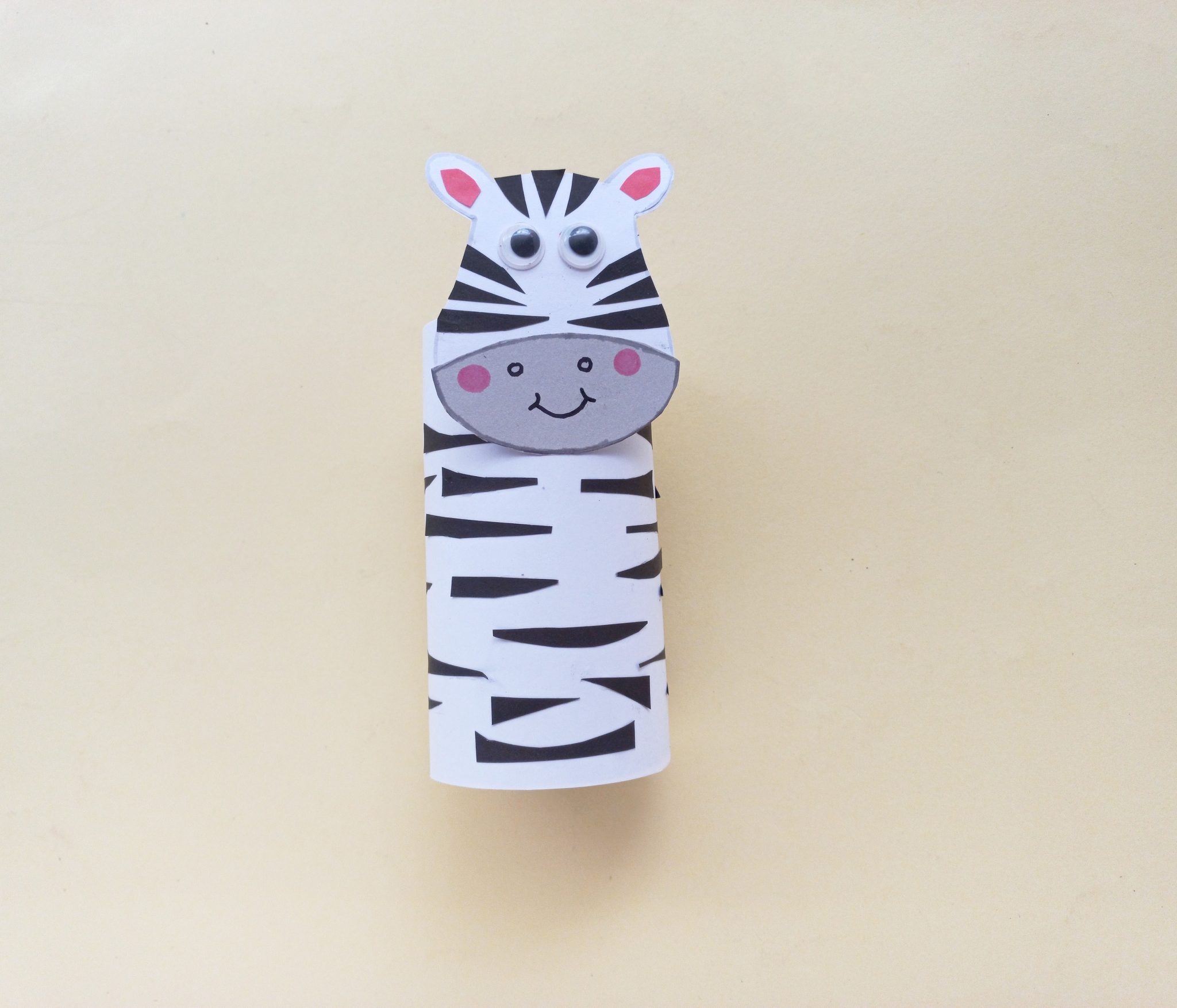 Toilet Paper Roll Zebra Craft 4231