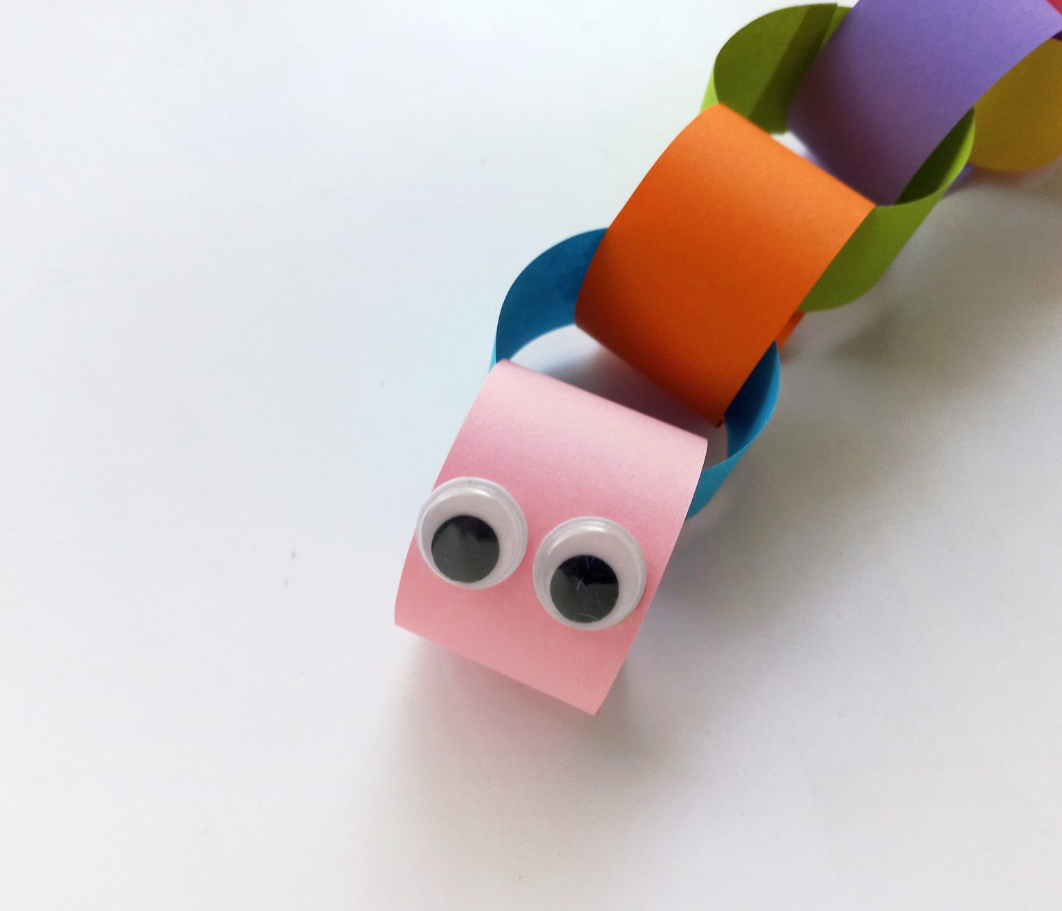 Paper Caterpillar Craft for Kids