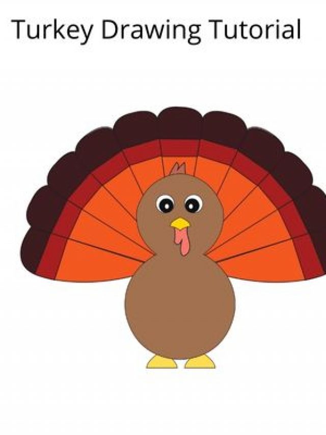 How to Draw a Turkey Story Easy Crafts For Kids