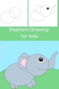 How to Draw an Elephant Easily - Step by Step Elephant Drawing Tutorial