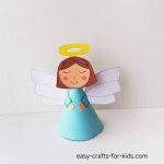 How to Make an Angel Paper Cone Craft - Easy Crafts For Kids