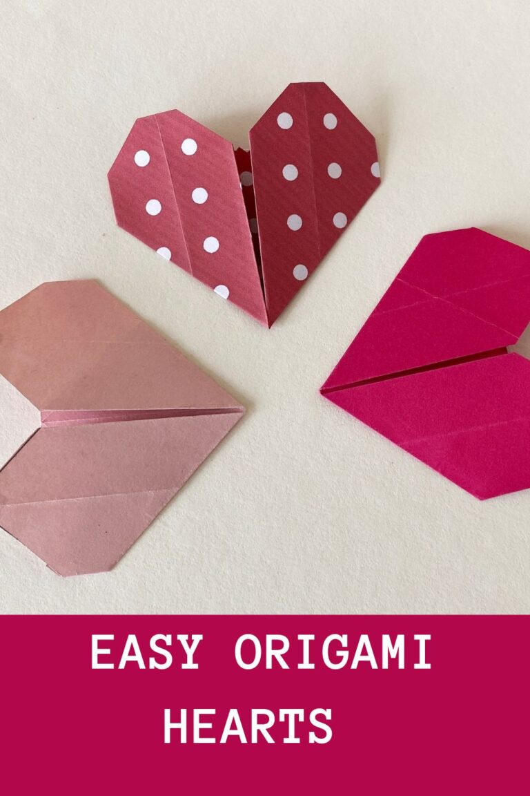 How To Make An Easy Origami Heart Origami Love Hearts