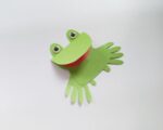 Handprint Frogs - Easy Frog Handprint Craft