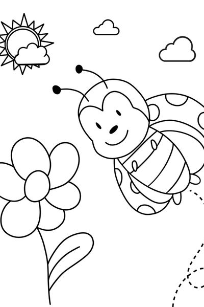 Ladybug Coloring Pages - Free Printable Ladybird Pictures to Color