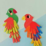 Parrot Handprint Craft for Kids - Easy Crafts For Kids